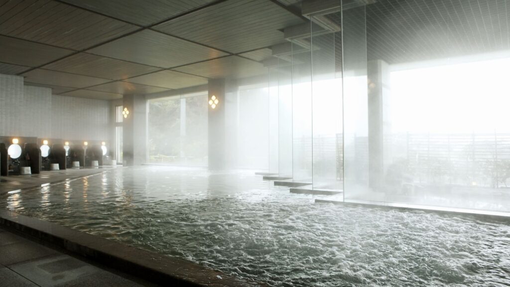 堂ヶ島 ニュー銀水の大浴場の画像
