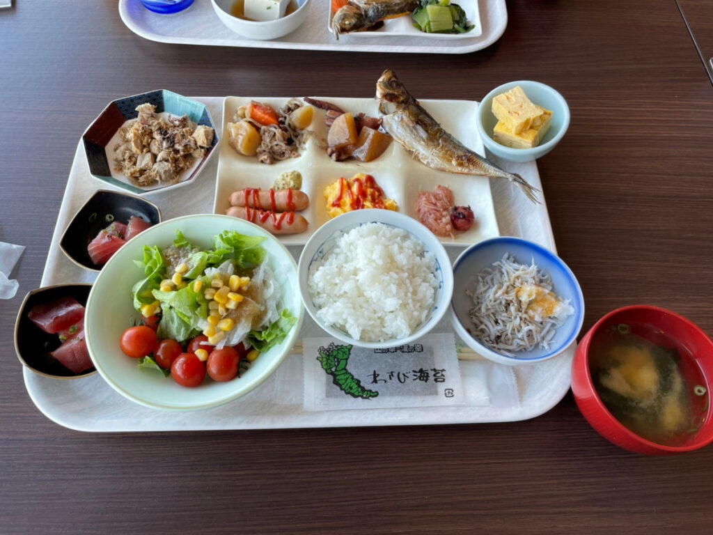 堂ヶ島 ニュー銀水の朝食一例の画像