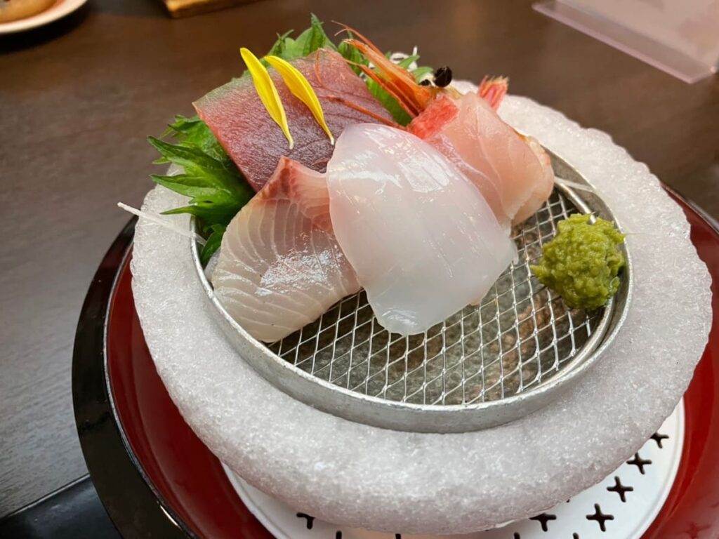 堂ヶ島 ニュー銀水の夕食一例の画像