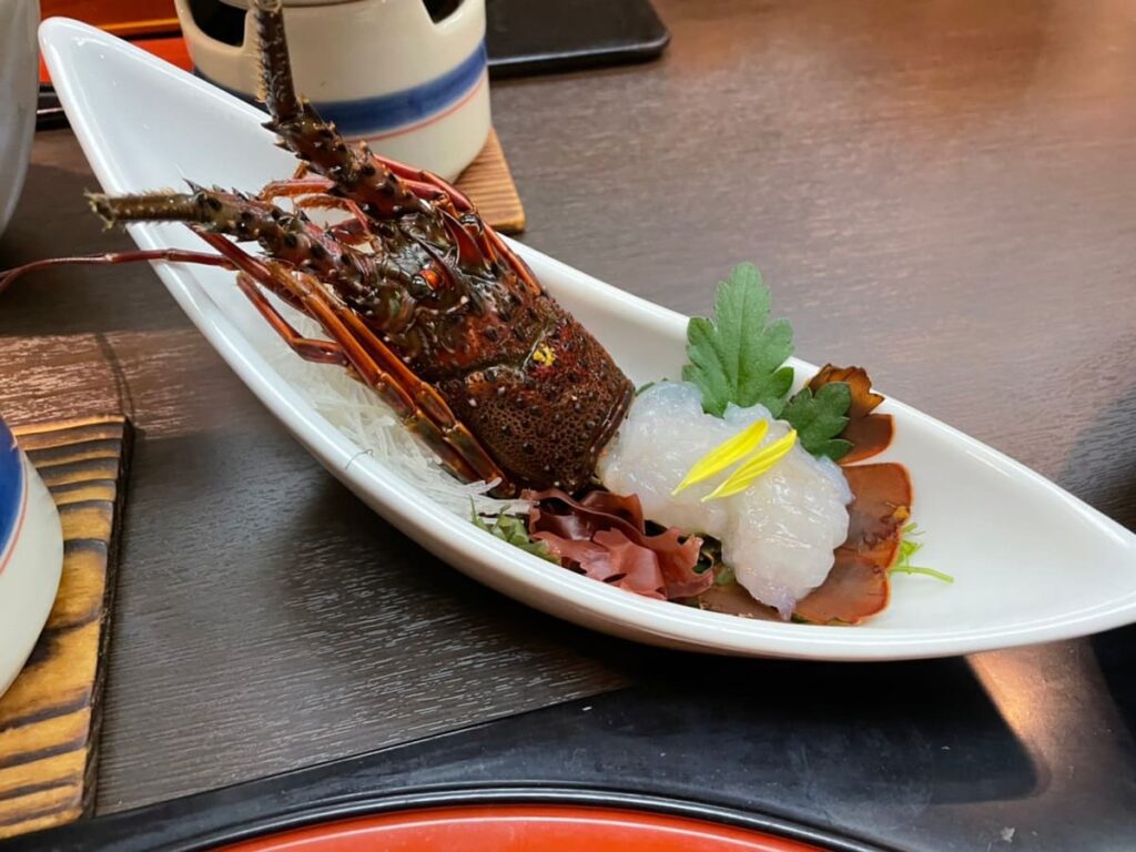 堂ヶ島 ニュー銀水の夕食一例の画像