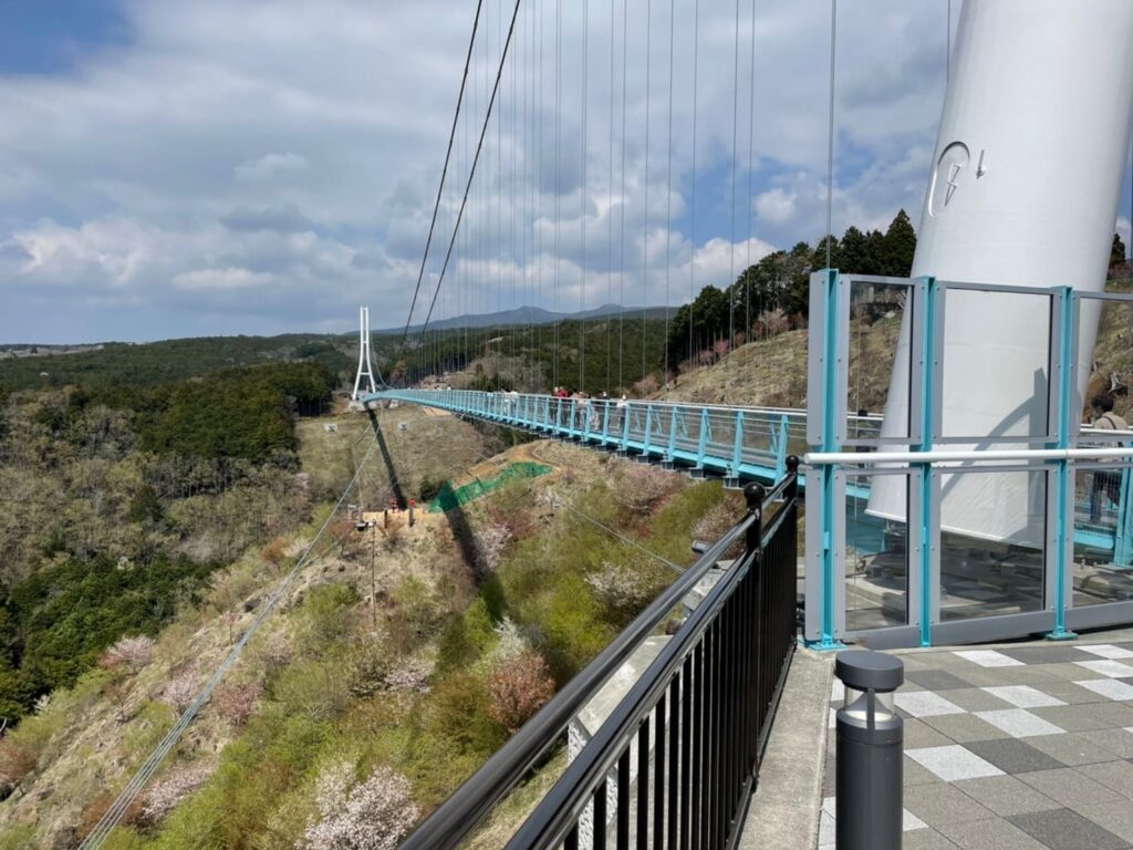 三島スカイウォークの吊り橋の画像